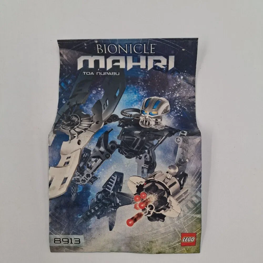 Lego Bionicle Toa Nuparu 8913 With Instruction Manual & Ammo No Canister